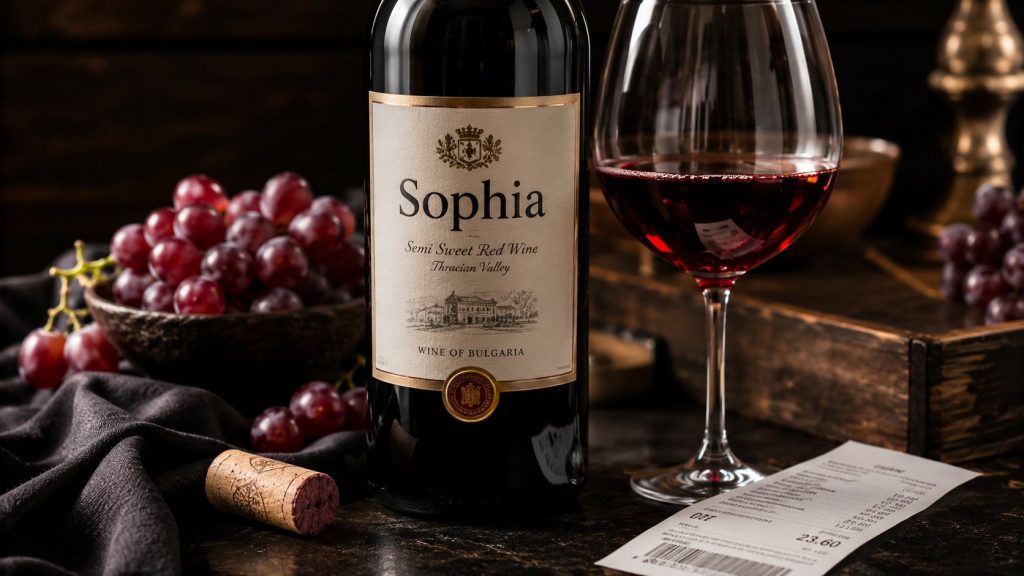 Wino Sophia: ile kosztuje bułgarski klasyk półsłodkiej półki w 2026 roku?