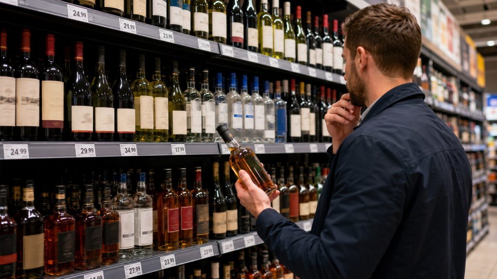 Półka alkoholowa to obok nabiału i pieczywa najczęściej analizowany cenowo fragment sklepu. W tym przewodniku zebraliśmy orientacyjne ceny najpopularniejszych kategorii alkoholi w 2026 roku — od wina i wermutów, przez wódkę, po whisky — w oparciu o nasze wizyty w sklepach oraz gazetki sieci...