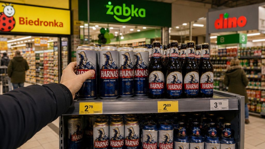 Harnaś: ile kosztuje góralski lager w Biedronce, Żabce i Dino? Aktualny cennik
