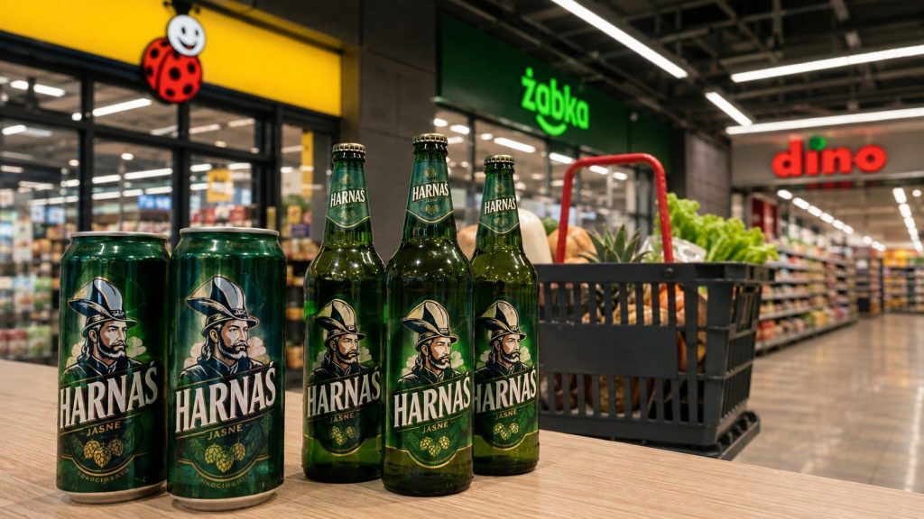 Harnaś: ile kosztuje góralski lager w Biedronce, Żabce i Dino? Aktualny cennik Harnaś od lat okupuje czołówkę sprzedaży w segmencie ekonomicznym i jest jednym z najczęściej wrzucanych do koszyka 4-paków w kraju. Góralski branding, niska cena i szeroka dostępność robią swoje. Zebraliśmy aktualne ceny piwa Harnaś na 2026 rok — od dyskontów po sklepy convenience.