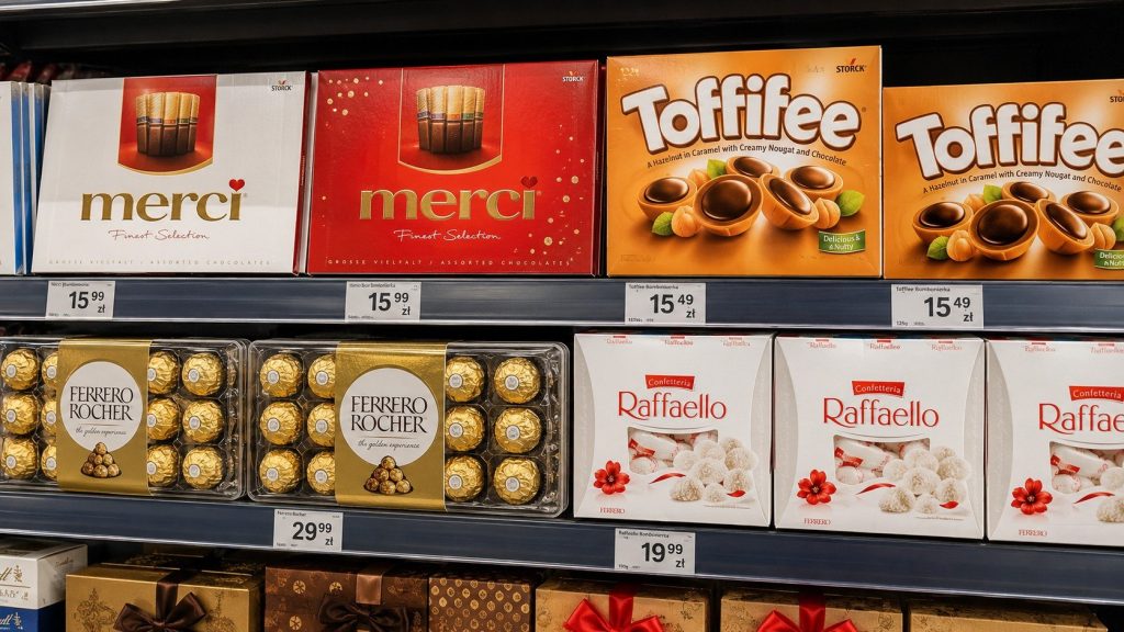 Ile kosztuje bombonierka w 2026 roku? Ceny Merci, Toffifee, Ferrero Rocher i Raffaello