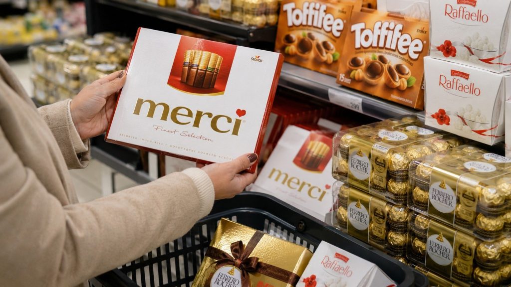 Ile kosztuje bombonierka w 2026 roku? Ceny Merci, Toffifee, Ferrero Rocher i Raffaello
