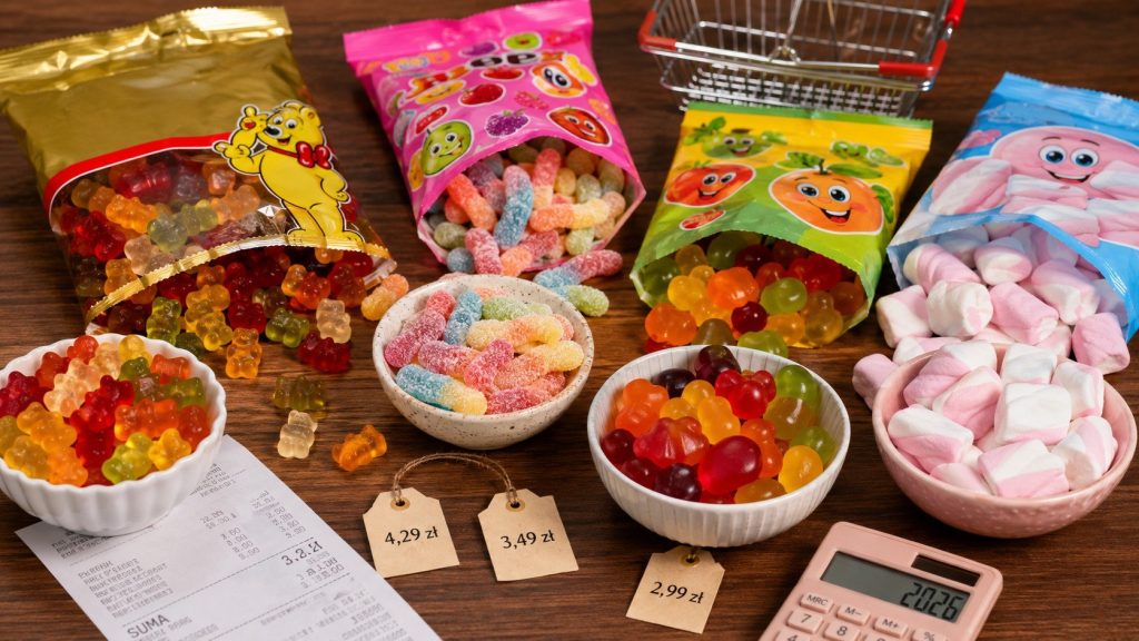 Ile kosztują żelki w 2026 roku? Ceny Haribo, kwaśnych Zozoli, Śmiejżelków i pianek Jojo