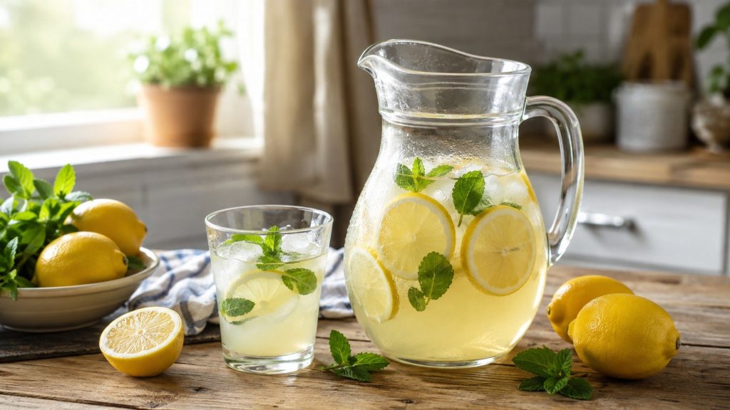 Lemoniada to letni dowód na to, że najlepsze napoje nie mają kodu kreskowego: trzy składniki, pięć minut i dzbanek, przy którym gotowe butelki wypadają blado — smakowo i cenowo. Oto przepis na domową
