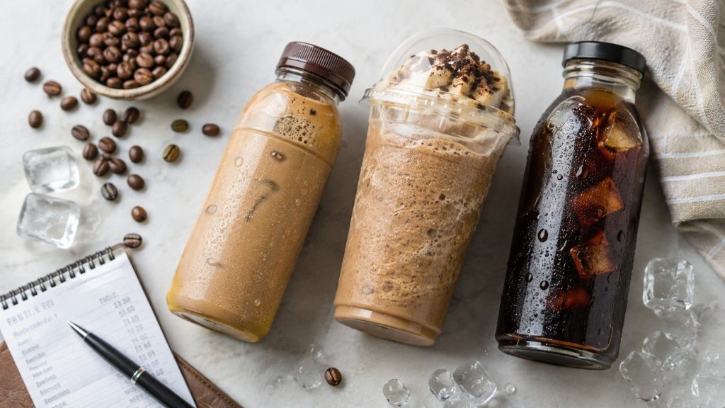 Lodówka z napojami przeżywa kawową aneksję: butelki ice coffee i puszki cold brew zajęły latem miejsca, które jeszcze niedawno należały do coli. Wygoda kosztuje — i to konkretnie. Sprawdzamy, ile kosz