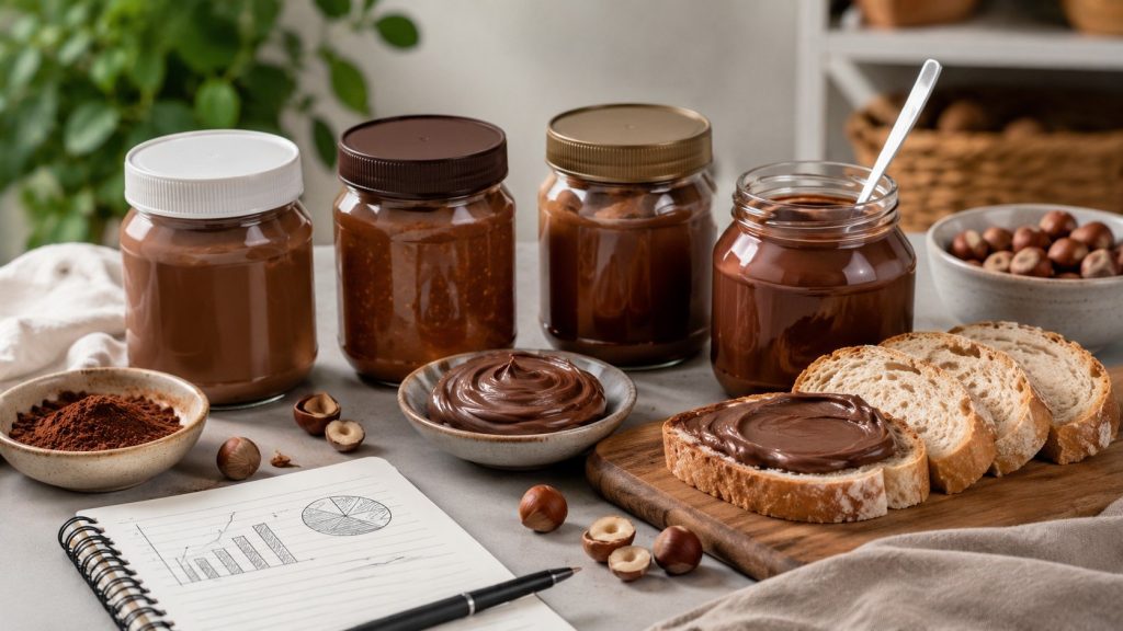 Nutella to słoik-instytucja: 13% orzechów laskowych, którym Ferrero zbudowało globalne imperium — i cała półka zamienników próbujących odtworzyć ten smak taniej, zdrowiej albo z większą ilością orzech