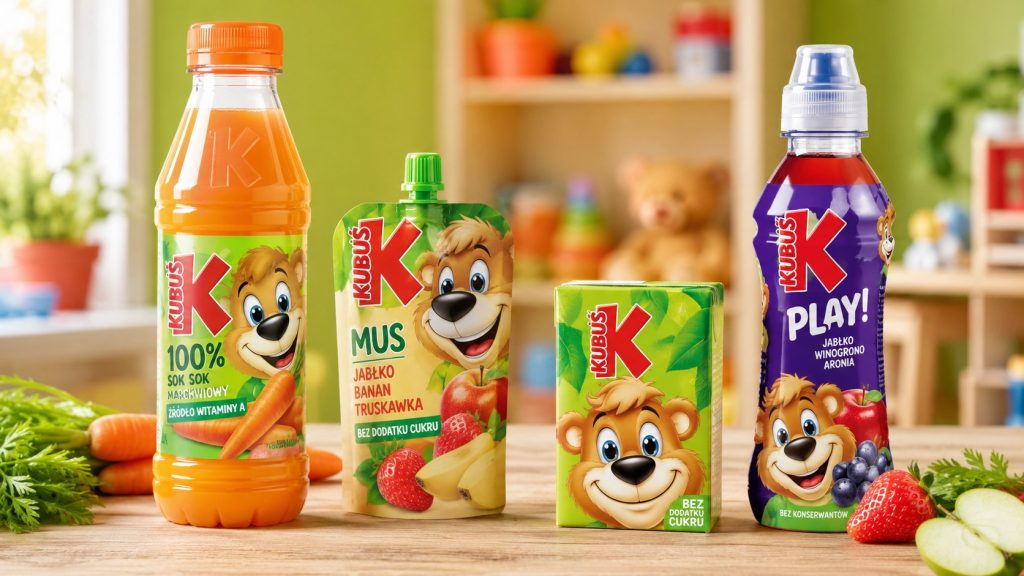 Kubuś — ceny 2026: sok marchwiowy, Play, musy i dziecięca półka Maspexu