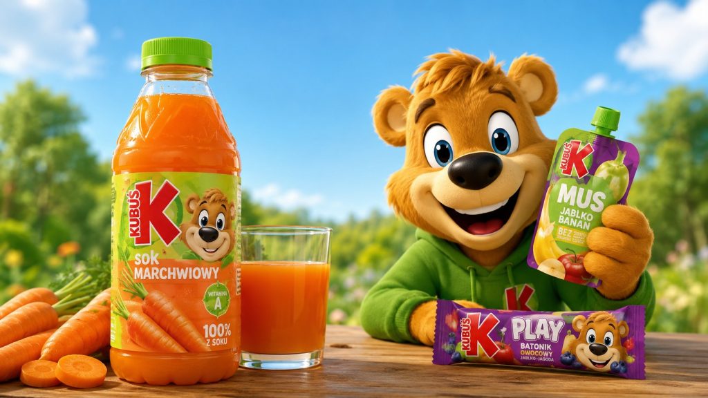 Kubuś — ceny 2026: sok marchwiowy, Play, musy i dziecięca półka Maspexu