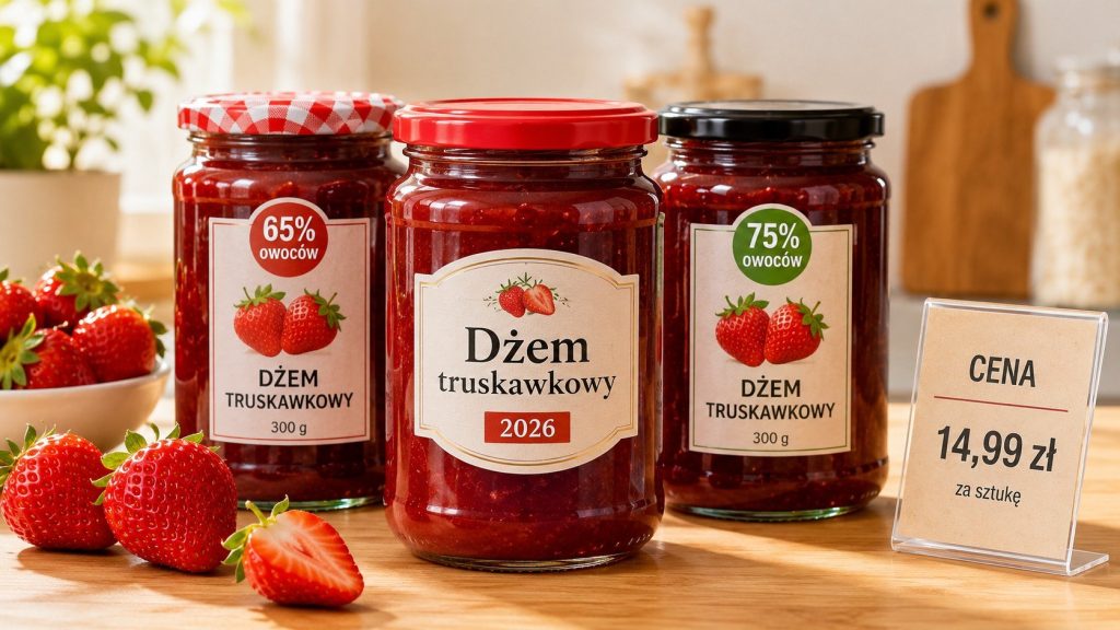 Dżem — ceny 2026: truskawkowy klasyk i wojna o procent owoców