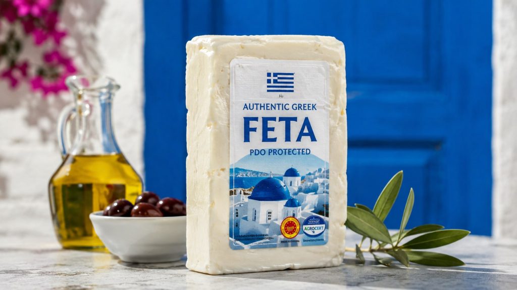 Feta — cena 2026: grecki oryginał kontra „ser sałatkowy” z etykiety Feta to ser z paszportem: od 2002 roku nazwa prawnie należy wyłącznie do Grecji, a wszystko inne — choćby smakowało bliźniaczo — musi nazywać się „serem sałatkowym". Sierpniowy szczyt sałatek greckich