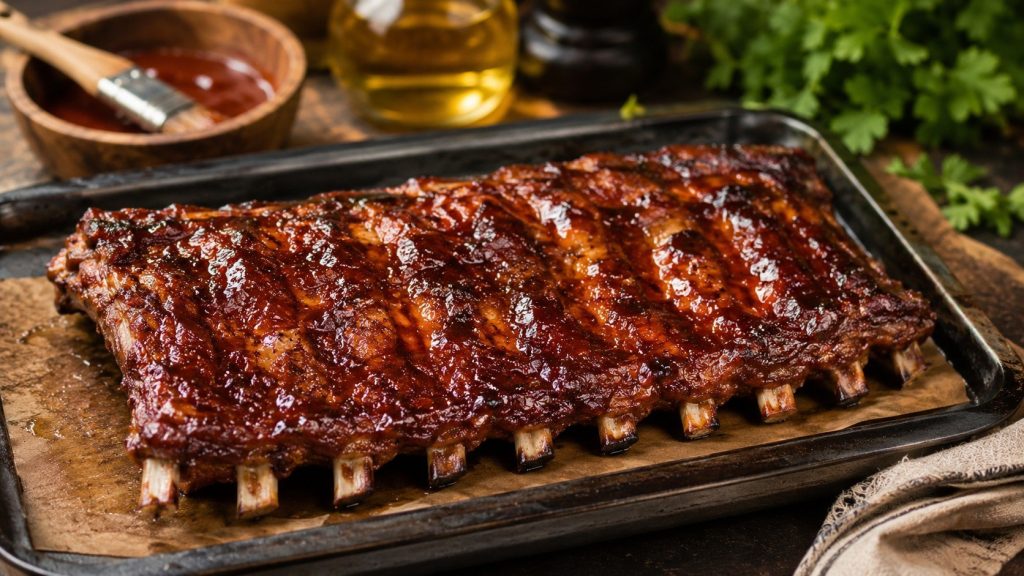 Żeberka z piekarnika — przepis BBQ 2026 i rachunek blachy dla rodziny