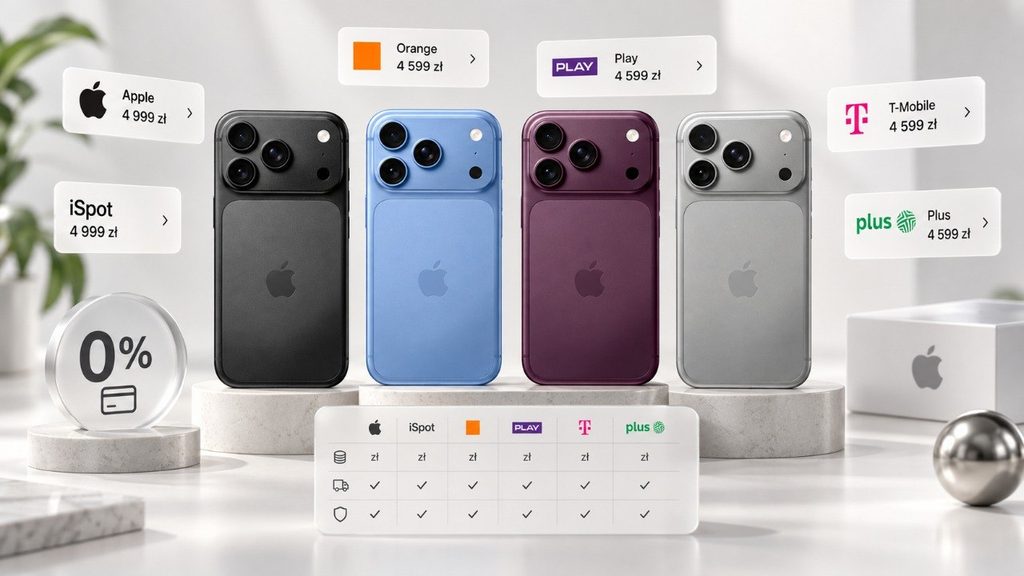 iPhone 18 Pro i Pro Max — ceny w Polsce, porównanie operatorów i raty 0 %