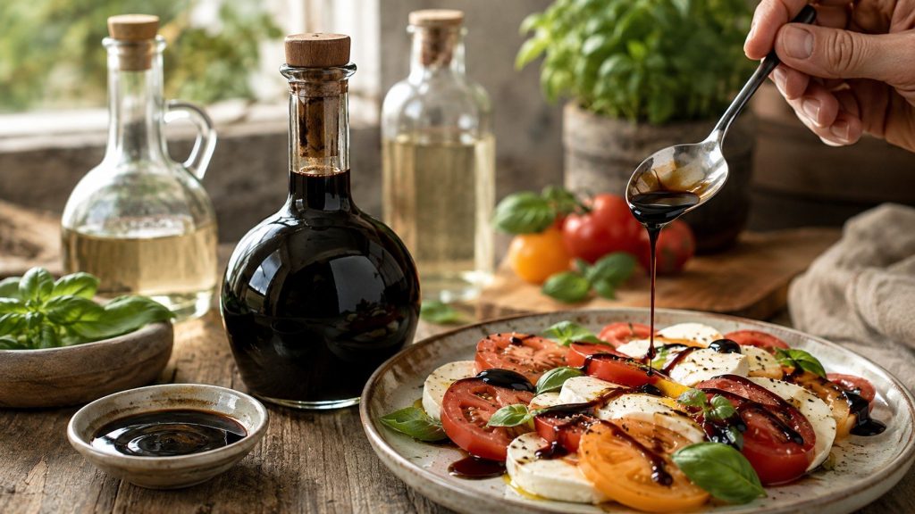 Ocet — rodzaje i ceny 2026: od spirytusowego za 3 zł po balsamico z Modeny Ocet przeszedł drogę od butelki „do wapna i ogórków" po półkę, na której balsamico z Modeny sąsiaduje z jabłkowym „z matką octową" w cenach małego wina. Wrzesień — sezon zapraw — to najlepszy moment n