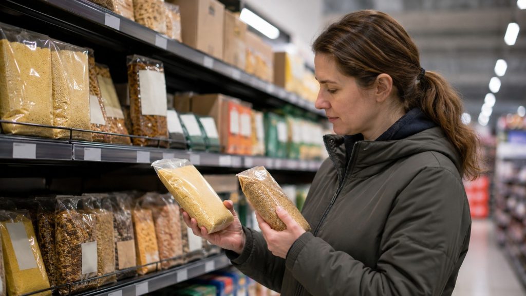 Kuskus i bulgur — ceny 2026: pszenne rodzeństwo, które gotuje się samo Kuskus i bulgur to pszenne rodzeństwo, które zrobiło w polskich kuchniach cichą karierę: pierwszy „gotuje się" przez zalanie wrzątkiem, drugi wnosi orzechowy charakter do sałatek, o których bistro każ